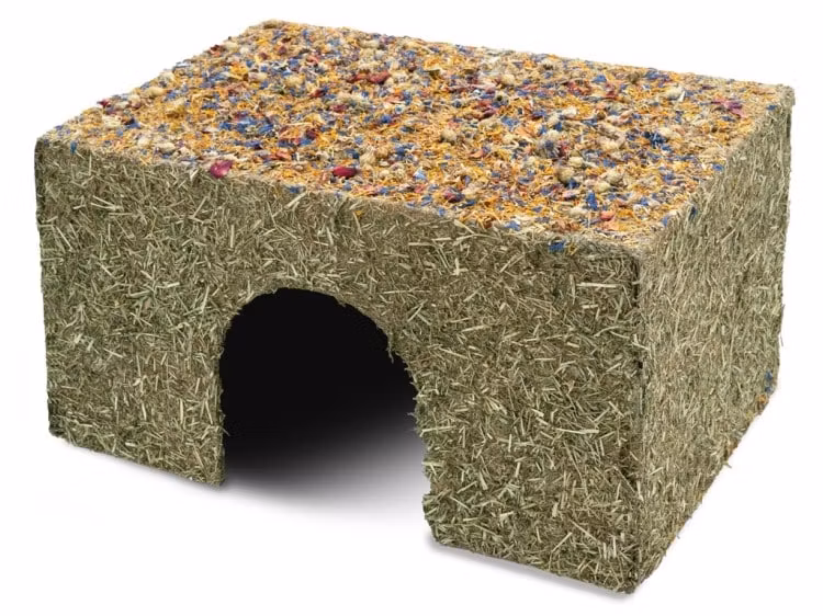 JR Farm Høhus med Blomster 37x24x21 cm