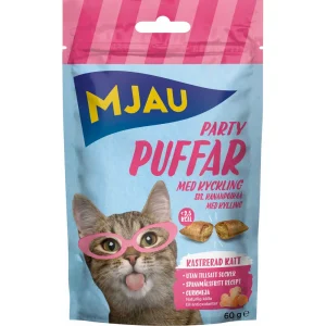MJAU Party Puffar med Kylling 60g