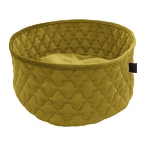 OverSeas Ochre Velour Katteseng Ø45cm