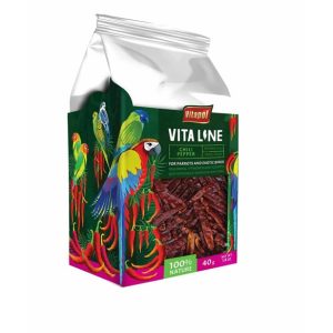 VitaLine Tørret Chilli Pepper 40g